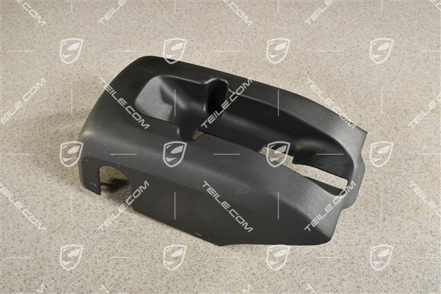 Steering column cover / housing, lower, Black