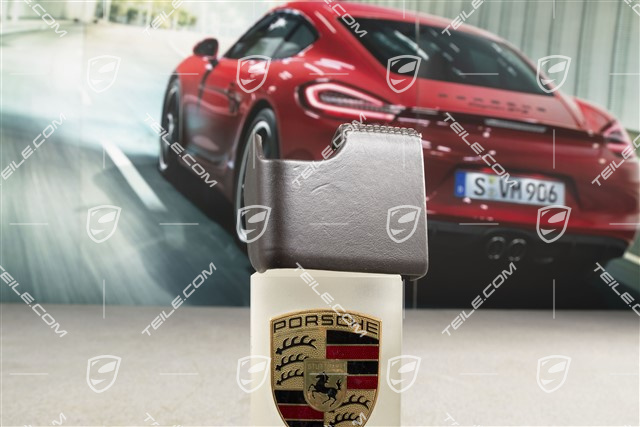 Lederblende, Türgriff, innen, Cocoa, L