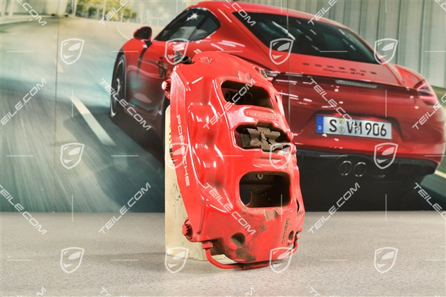 4 GTS / Turbo, Festsattel, HA, Rot, L