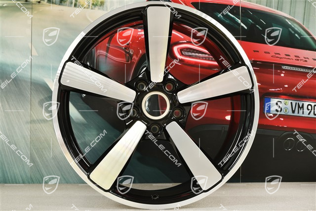 20-inch Carrera Exclusive wheel rim, 9,5J x 20 ET44, black high gloss