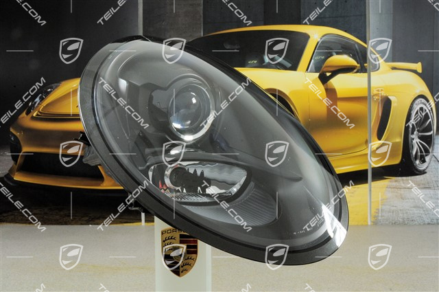 Headlight with dynamic curve light, black, R Headlight with dynamic curve light, black, R