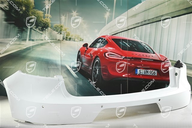 Stossfänger / Stoßstange hinten, mit Einparkhilfe / mit Rückfahrkamera