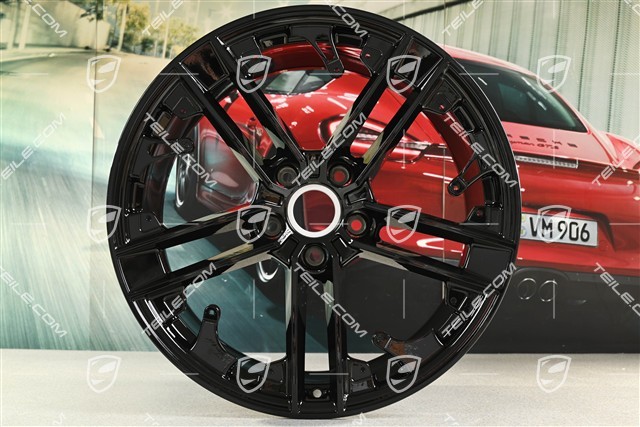 21" Exclusive Design wheel, 11.5J x 21 ET66, rear, high-gloss black, L