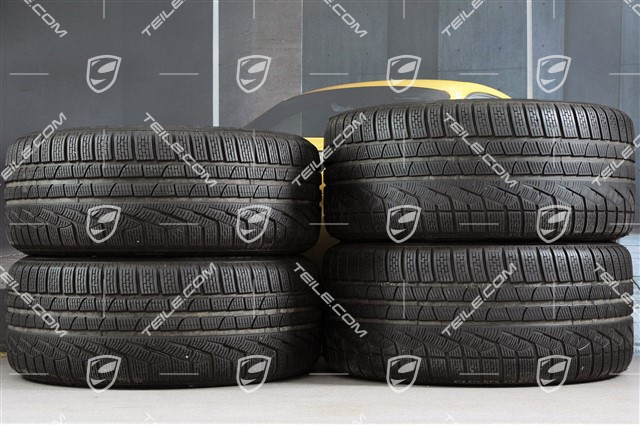 20" RS Spyder Winterräder Satz, Felgen 9,5J x 20 ET65 + 10,5J x 20 ET65 + NEUE Pirelli Winterreifen 255/40 R20 + 285/35 R20, mit RDK Sensoren
