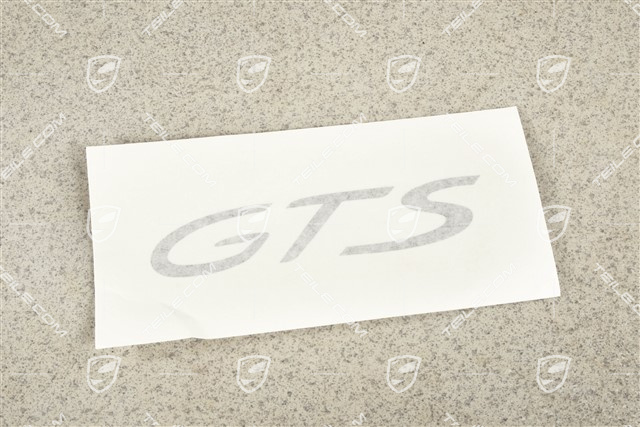 GTS Emblemat / napis, czarny połysk