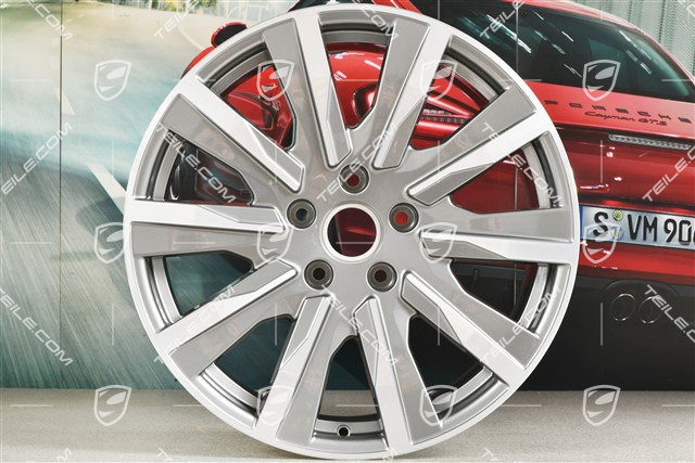 20" Felge Taycan Tequipment Design, 9J x 20 ET54, platinsilber