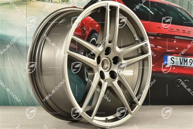 20" Felga "Macan Turbo", 9J x 20 ET26, BORBET, platinum satynowy półmat