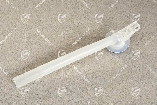 Filler neck for windshield wash system reservoir / tank