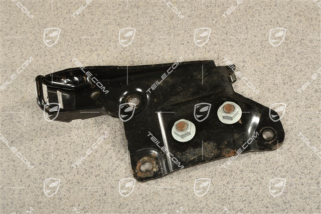 Mounting bracket for seat belt buckle, rear