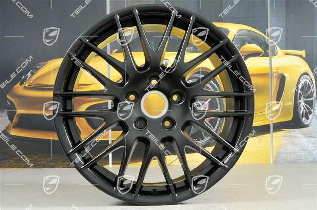 20-inch RS Spyder wheel set / GTS, 9,5J x 20 ET47, black satin mat