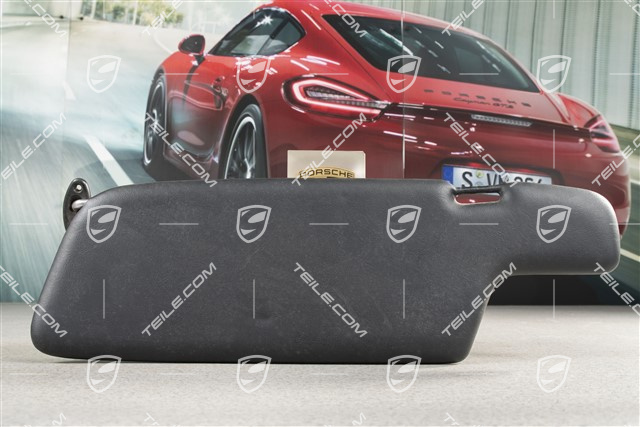 Sonnenblende, mit Spiegel, Schwarz, Coupe, R