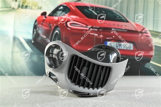 Seitendüse / Defrosterblende, Graffitigrau, R