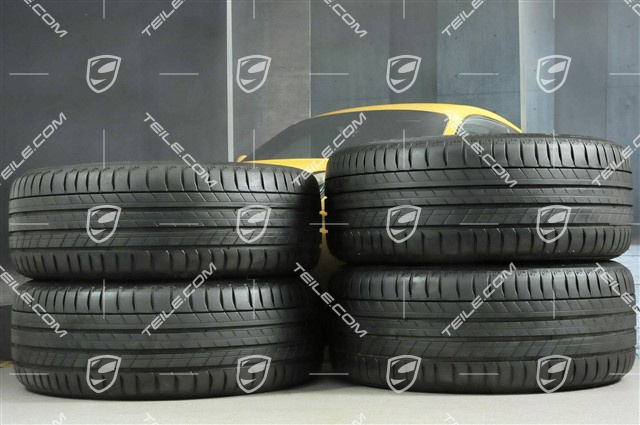 19" "Macan Turbo" koła letnie komplet, felgi 8J x 19 ET21 + 9J x 19 ET21, opony letnie Michelin 235/55 R 19 + 255/50 R 19, z czujnikami ciśnienia RDK
