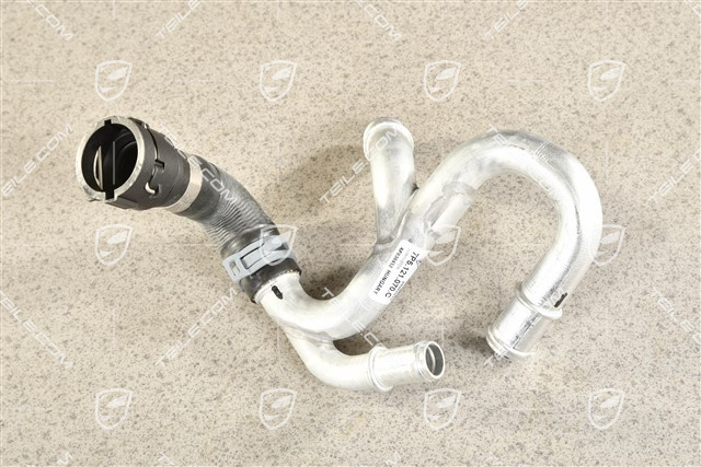 Coolant tube / Cooling water pipe with coolant hose, hybrid