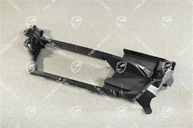 Front bumper grille, Black matte, L