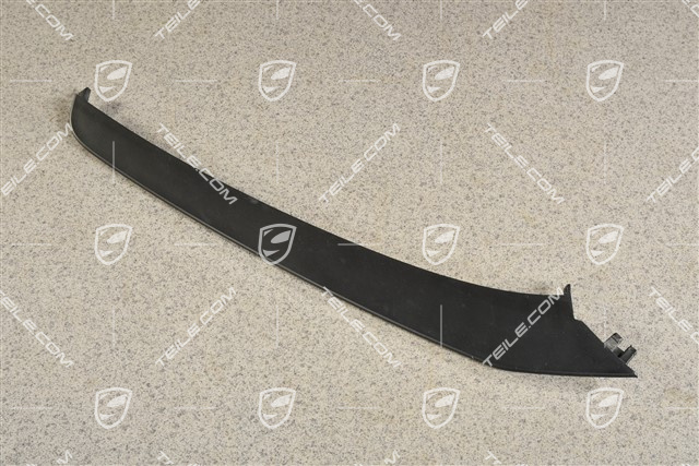 C2, Disc / trim upper for front bumper retaining frame, Black, R