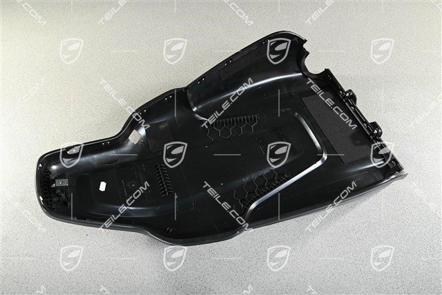 Lehnenschale / Rückenschale, Sportsitz, Dunkel Silber, L