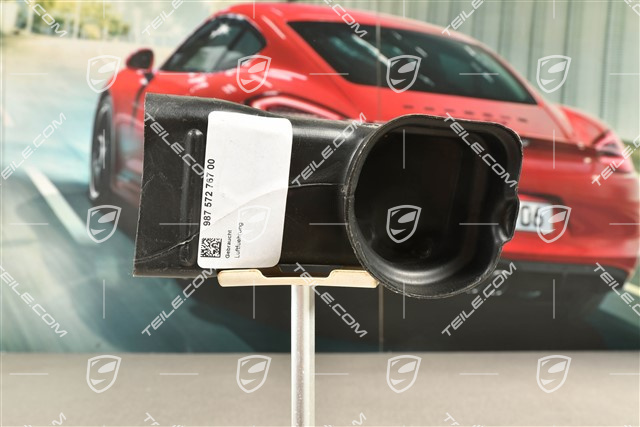 Rura / prowadnica powietrza / wentylacji do kratki nawiewu, L