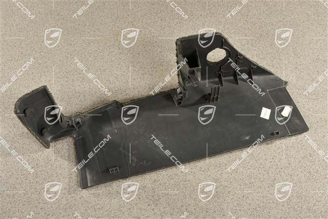 Verkleidung, Sitzgestell, Perlvelour, Schwarz, R