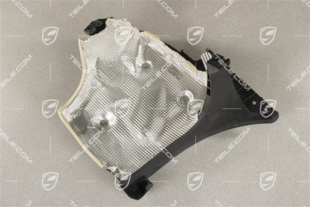 Retaining frame, incl. heat shield, GT3 / Speedster, L