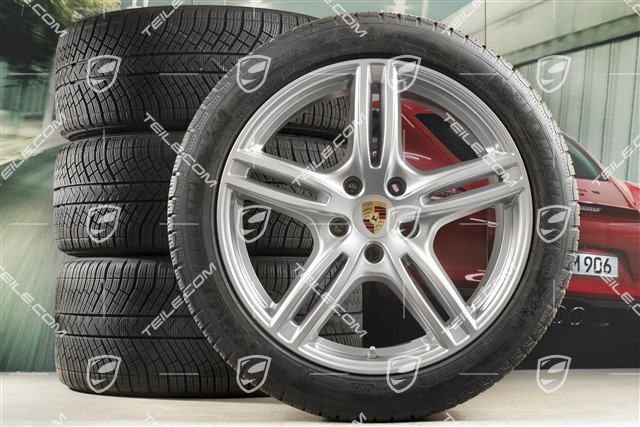 20" Koła zimowe "Panamera Turbo", felgi 9,5 J x 20 ET71 + 10,5 J x 20 ET71 + opony zimowe Michelin Pilot Alpin 4 275/40 R20 + 315/35 R20