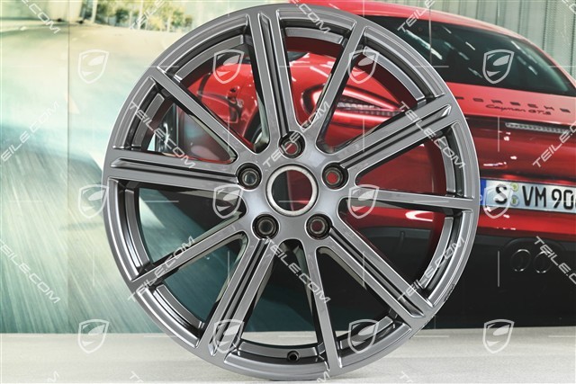 20-inch wheel rim Panamera Turbo, 9,5J x 20 ET71, Adamantium