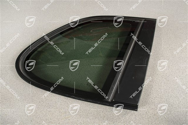 Seitenscheibe, getönt, Aluminiumpaket, Schwarz, R