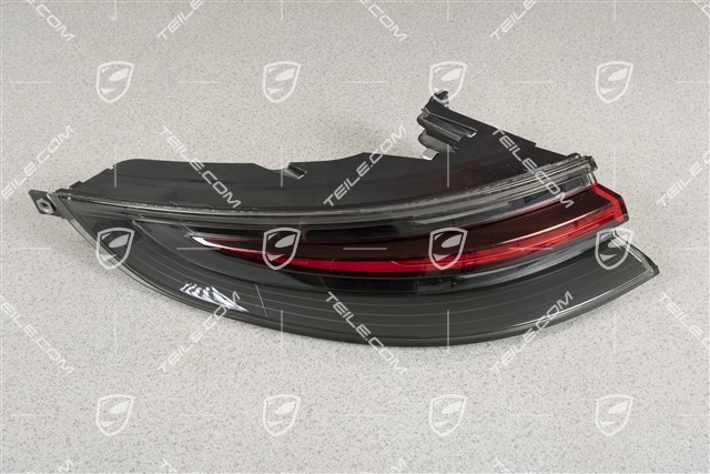 Rear light, dark / black, outer part, L