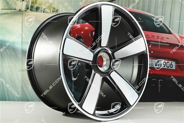 21" Felga Sport Classic, 12J x 21 ET63, czarny satynowy półmat