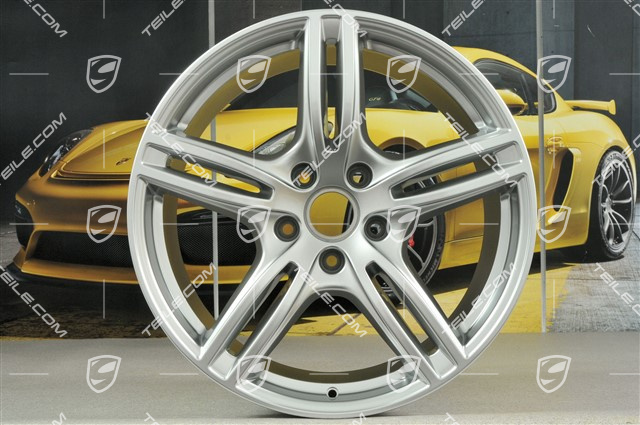 20" Felgensatz Panamera Turbo, 9,5J x 20 ET71 + 11,5J x 20 ET68, Brilliantchromlack