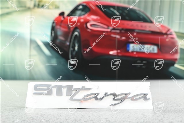 "911 Targa" Emblem / badge, Silver
