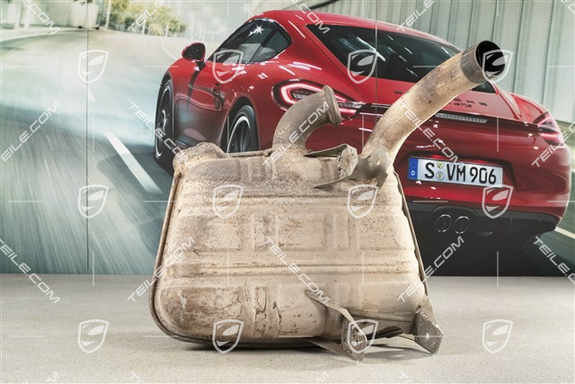 Tłumik końcowy, manualna skrzynia biegów, 3,4L, R