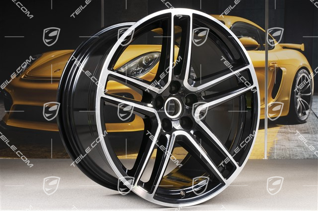 20" Felga "Macan Turbo", 10J x 20 ET19, BORBET, czarny perłowy metalik Jet Black
