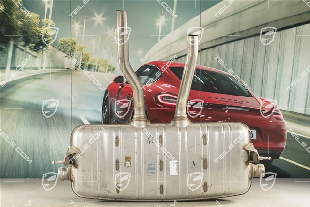 Rear muffler, V6 3.6 220KW