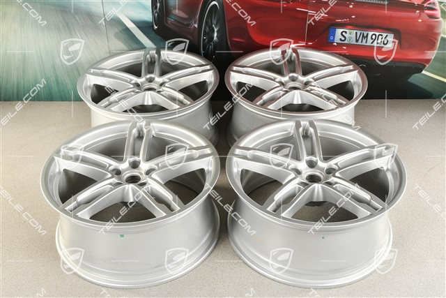 19"-inch alloy wheel set Macan Turbo/Sport Design, 8,5J x 19 ET21 + 9J x 19 ET21