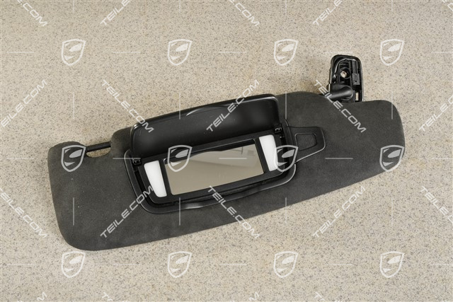 Coupe, Sonnenblende, ohne Make-up Spiegel, Alcantara, Schwarz, R
