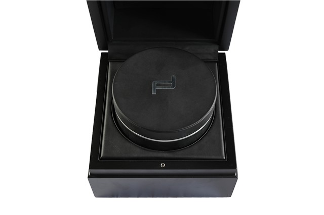 Porsche Design Sport Chrono Subsecond, kolekcja 1919, tytan + skóra samochodowa, średnica 42 mm, w kolorze czarnym