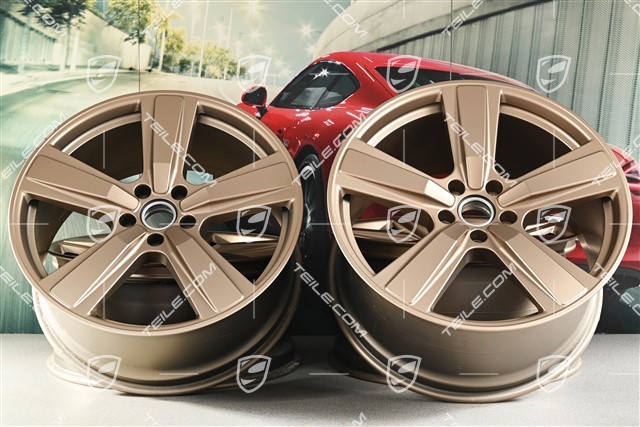 22" Felgensatz Cayenne Coupe Exclusive Design Sport, 10J x 22 ET48 +11,5J x 22 ET52, neodyme