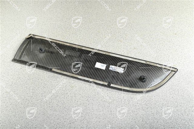 Blende, Tür, hinten, Carbon-Glänzend Schwarz, R