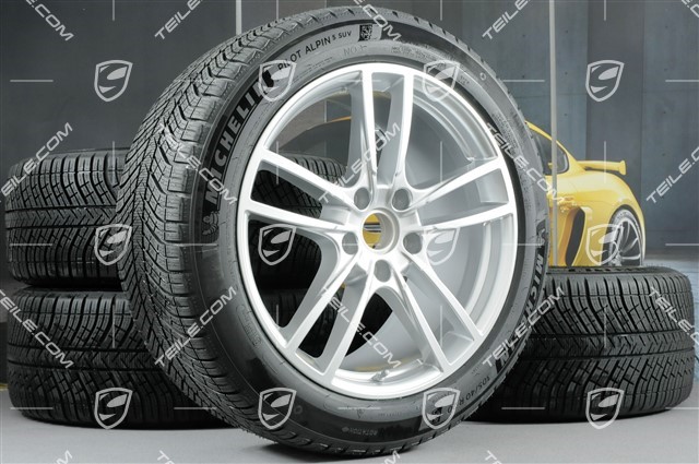 20-inch Cayenne Sport winter wheel set, rims 9J x 20 ET50 + 10,5J x 20 ET64 + NEW Michelin winter tyres 275/45 R20 + 305/40 R20, with TPMS