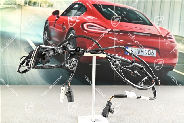 Turbo, Wiring harness, rear bumper, PDC and reverse camera, USA