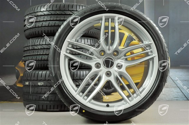 20" Komplet kół letnich SportDesign, 8,5J x 20 ET51 + 11J x 20 ET70, opony letnie Pirelli 245/35 ZR20 + 295/30 ZR20