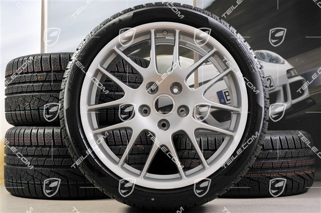 20" RS Spyder Winterräder Satz, Felgen 9,5J x 20 ET65 + 10,5J x 20 ET65 + Pirelli Winterreifen 255/40 R20 + 285/35 R20, ohne RDK Sensoren