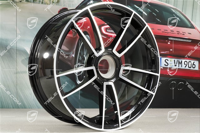 20" Felga Turbo S, 9J x 20 ET41, czarny wysoki połysk