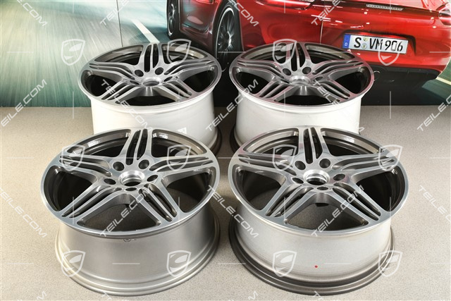 19-inch Turbo wheel set, 11J x 19 ET51 + 8J x 19 ET57