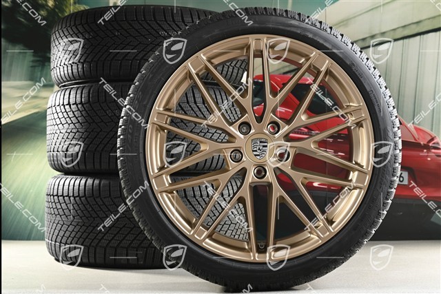 22" koła zimowe RS Spyder Design, felgi 9J x 22 ET29 + 11J x 22 ET47 + opony zimowe Pirelli 255/40 R22 + 295/35 R22, neodyme