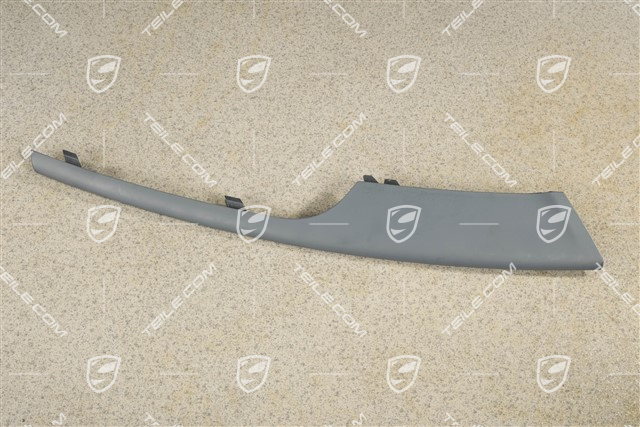 Front bumper disc / trim, lacquered, upper, R