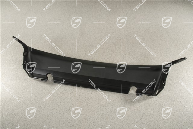 GT4, Front bumper Air guide inlet / duct / cover, upper, centre, Satin black