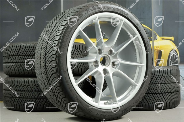 20" Carrera S (III) winter wheel set  wheels 8,5J x 20 ET51 + 11J x 20 ET52 + NEW Michelin winter tyres 245/35 ZR20 + 295/30 ZR20, with TPMS.