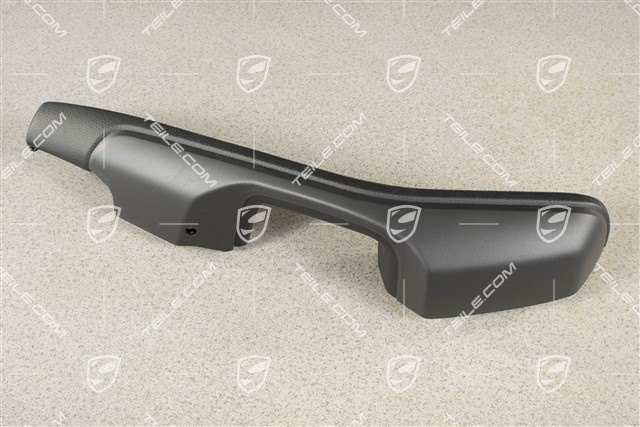 Armlehne, Türverkleidung vorne, Kunstleder, Schwarz, L